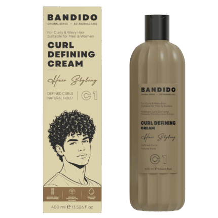 bandido Curl Defining Cream C1 400 ml – Kiharavoide kiharoille ja laineikkaille hiuksille